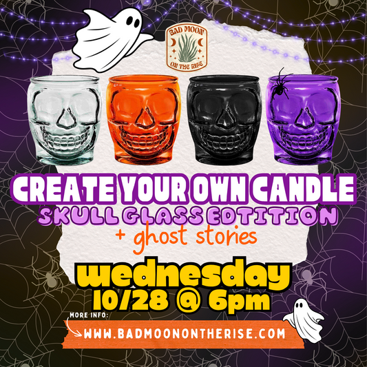 Ghost Stories & Skull Candle Workshop