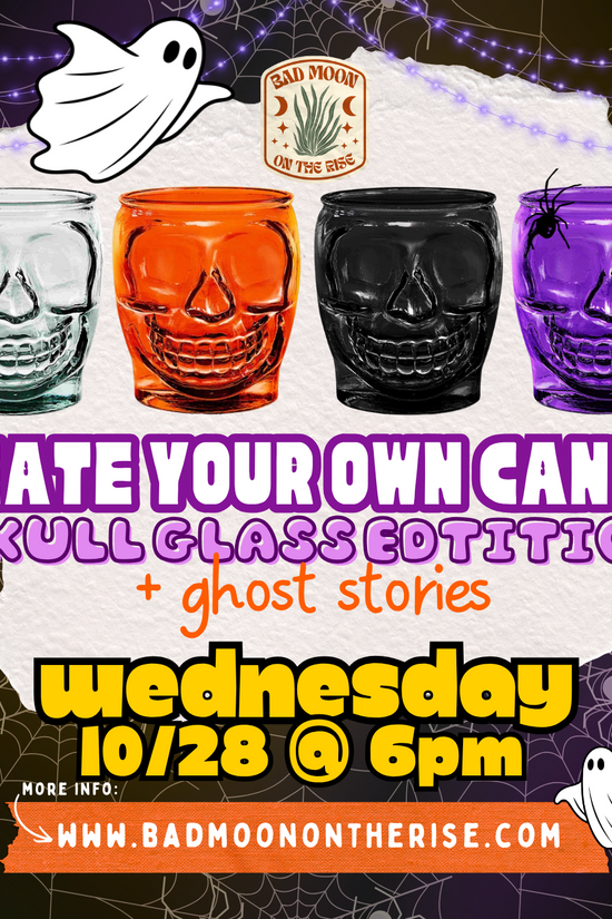 Ghost Stories & Skull Candle Workshop
